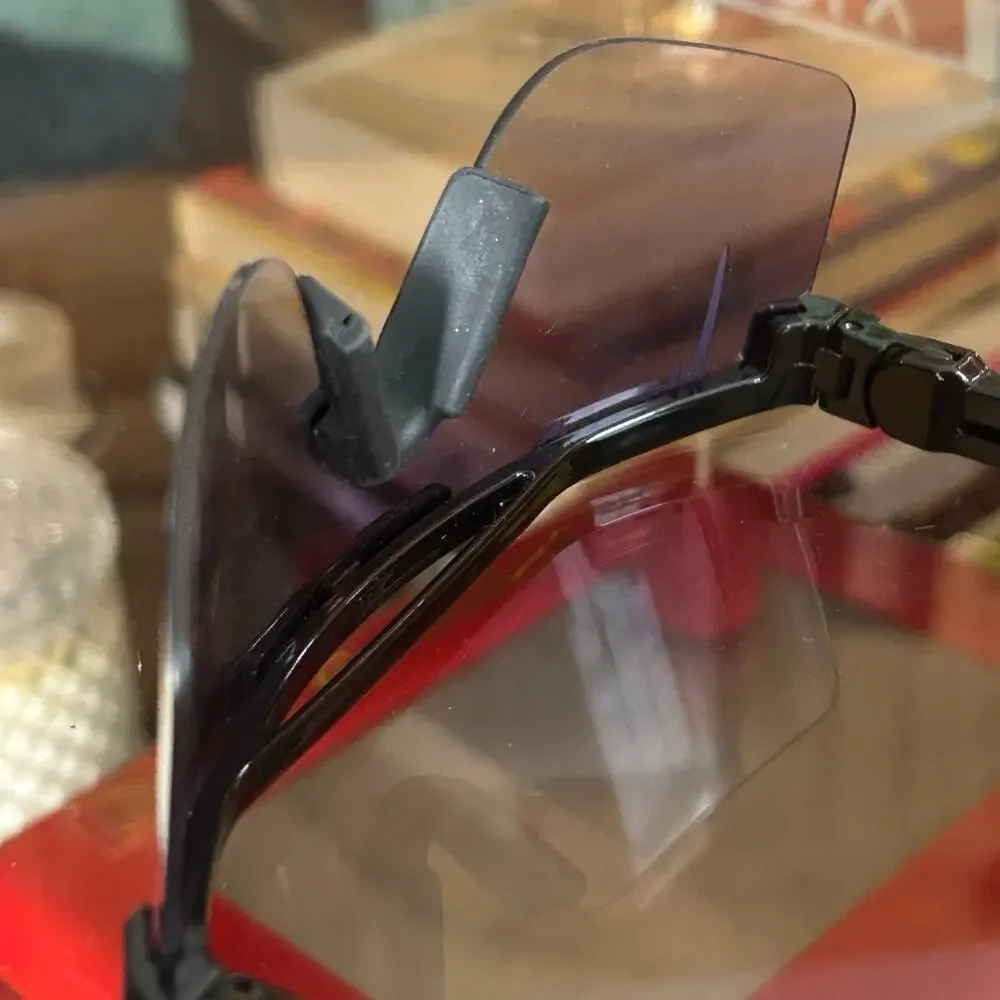 Pit Viper The Exec Original Black and Gold Oversized Shield Sunglasses NWOT